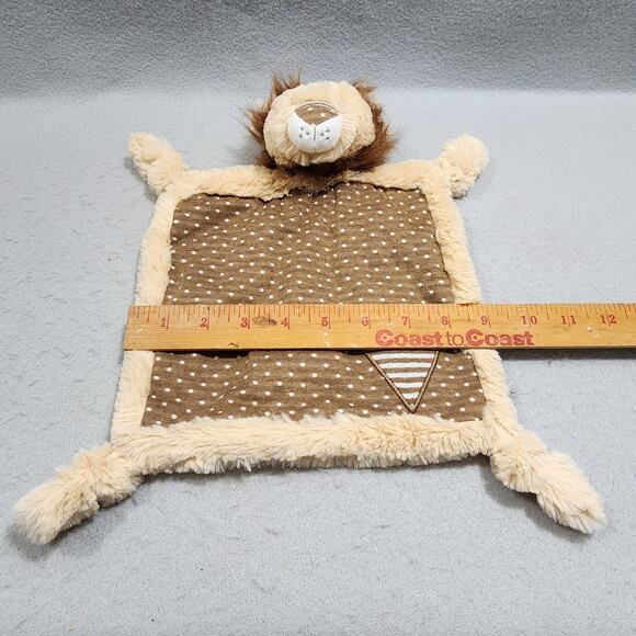 Pride&Joy TIGER LION Raddle Lovey Soother Security Blanket Plush Stuffed Animal - Picture 5 of 6